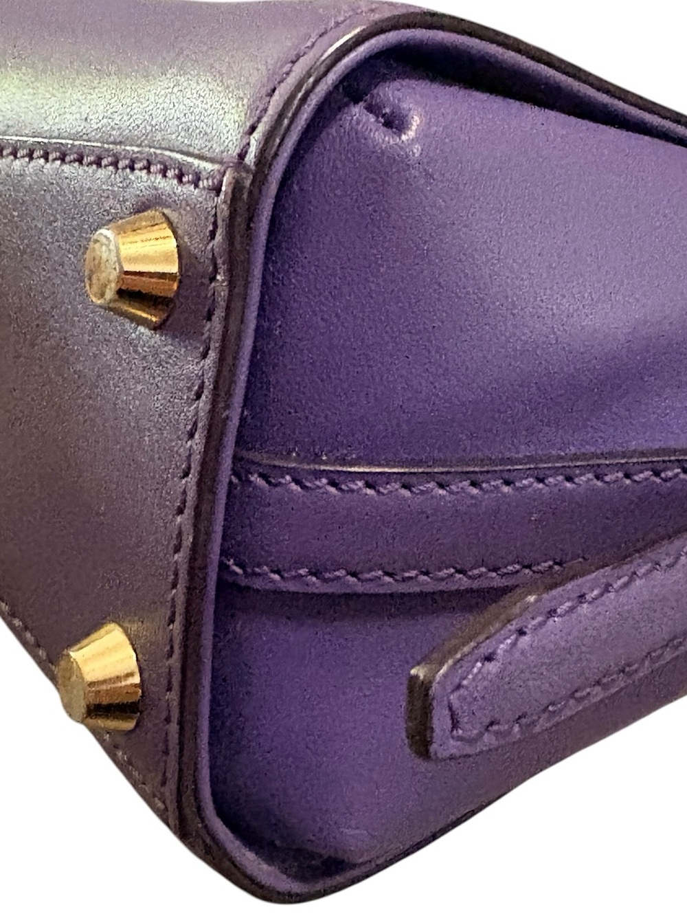 MCM Christina Satchel purple leather - Picture 8 of 14